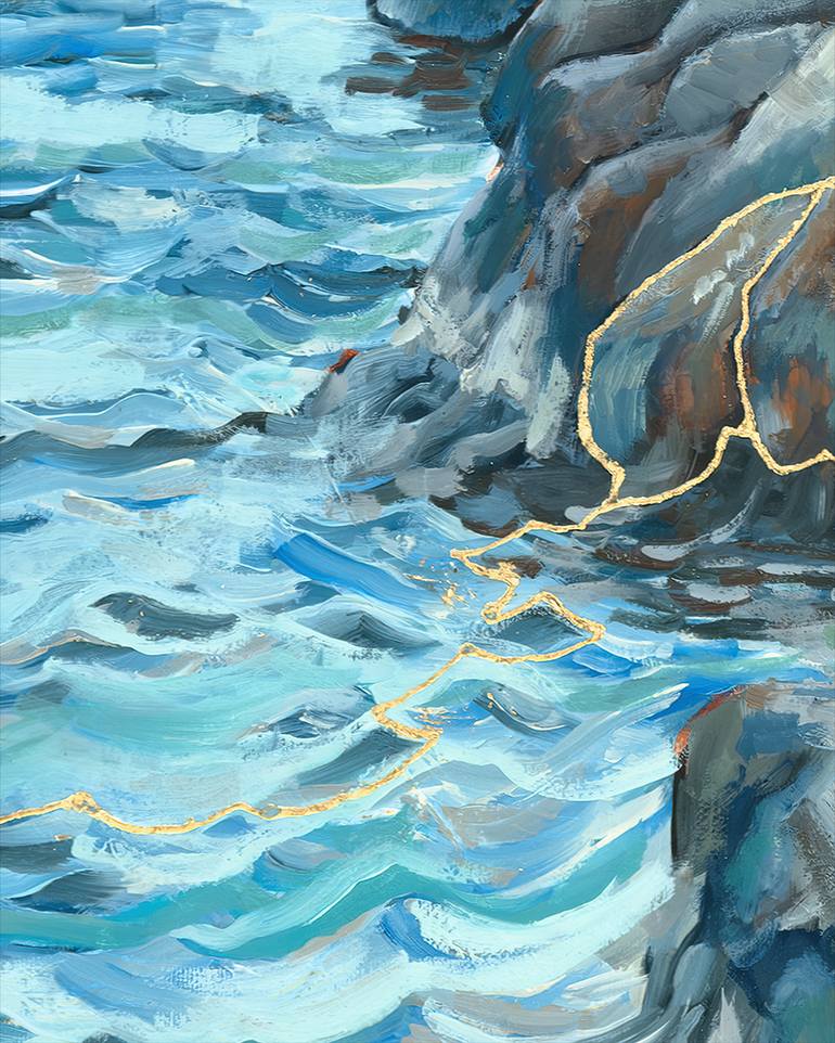 Original Post-impressionism Landscape Painting by Shane Drever