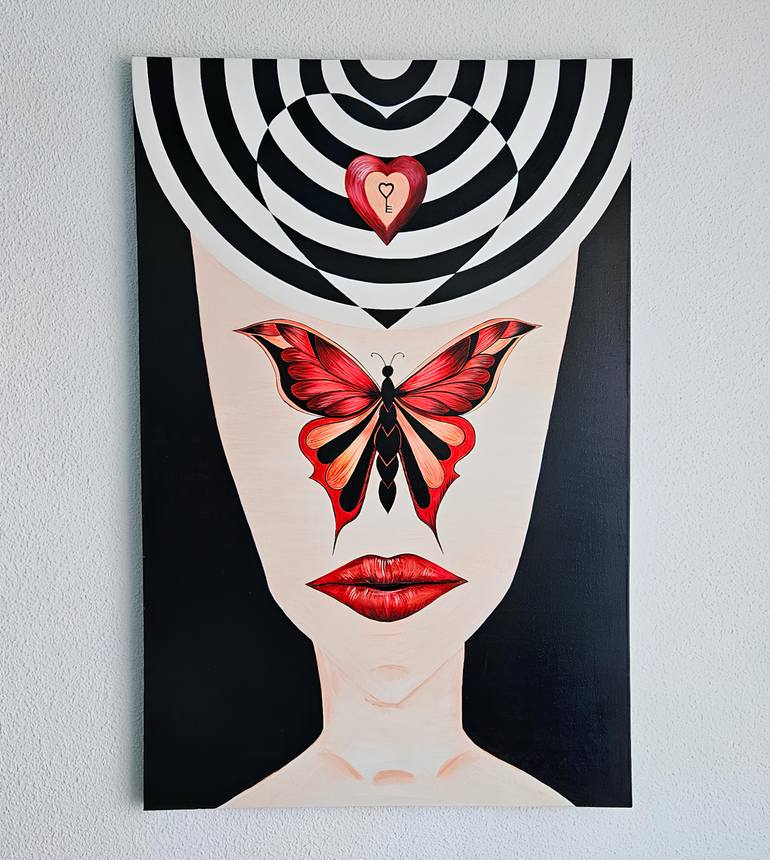 Original Abstract Body Painting by Iuliia Duplii
