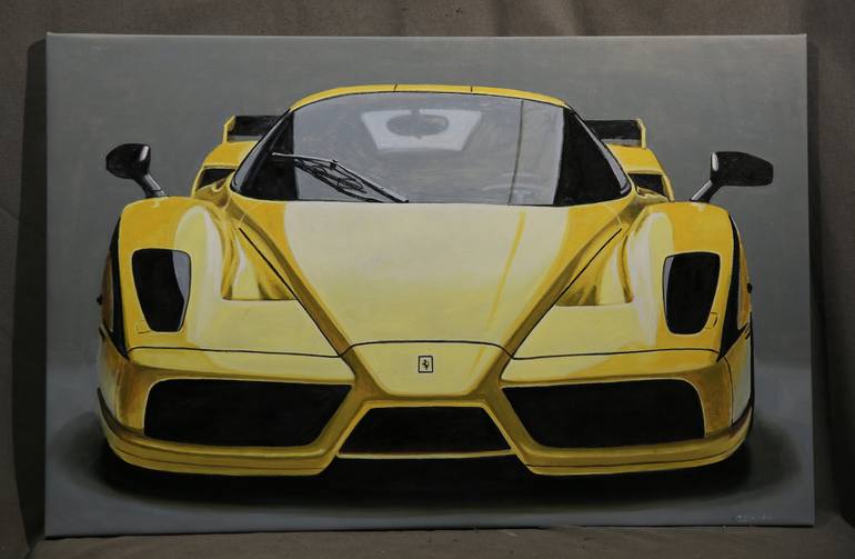 Original Realism Car Painting by Damian Kaliyeski