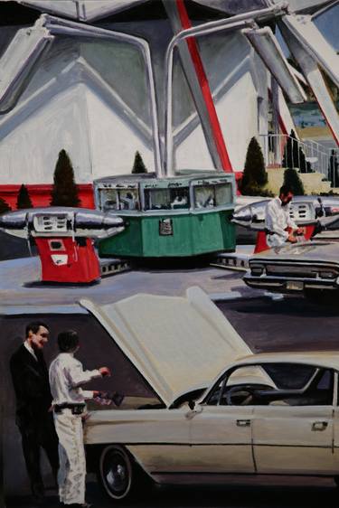 Original Realism Automobile Paintings by Damian Kaliyeski