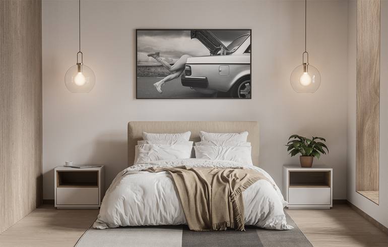 Original Black & White Car Photography by Olga Prutskov