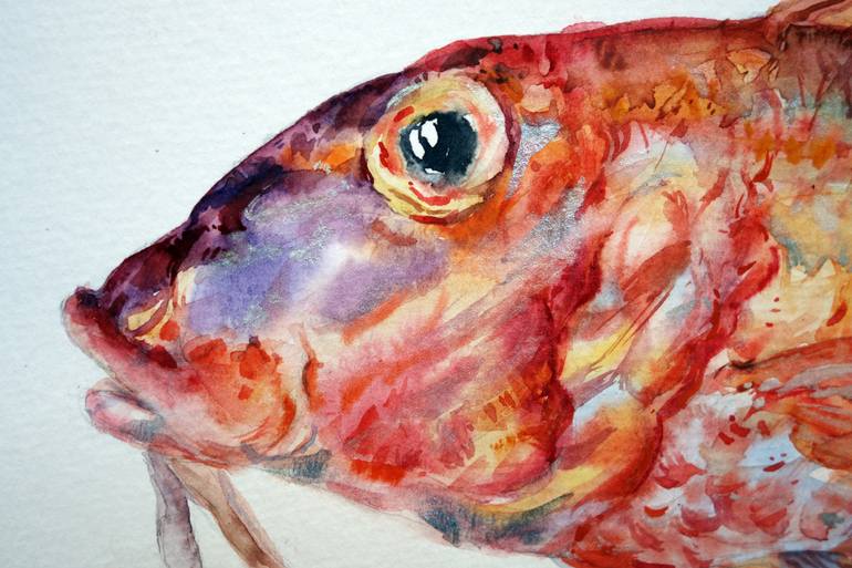 Original Figurative Animal Painting by Maria Pirogova