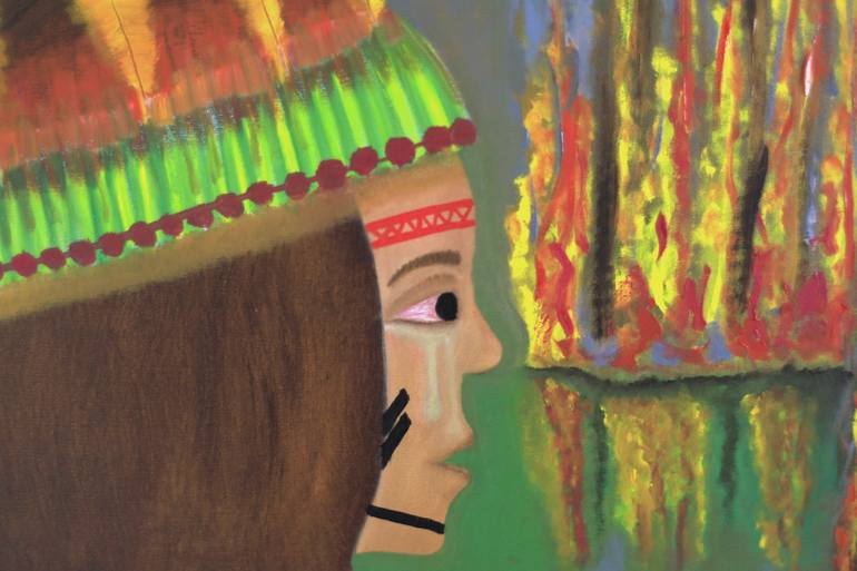 Original Documentary Beach Painting by Gustavo De Leon De Mula