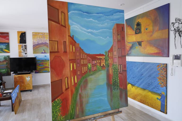 Original Contemporary Landscape Painting by Gustavo De Leon De Mula