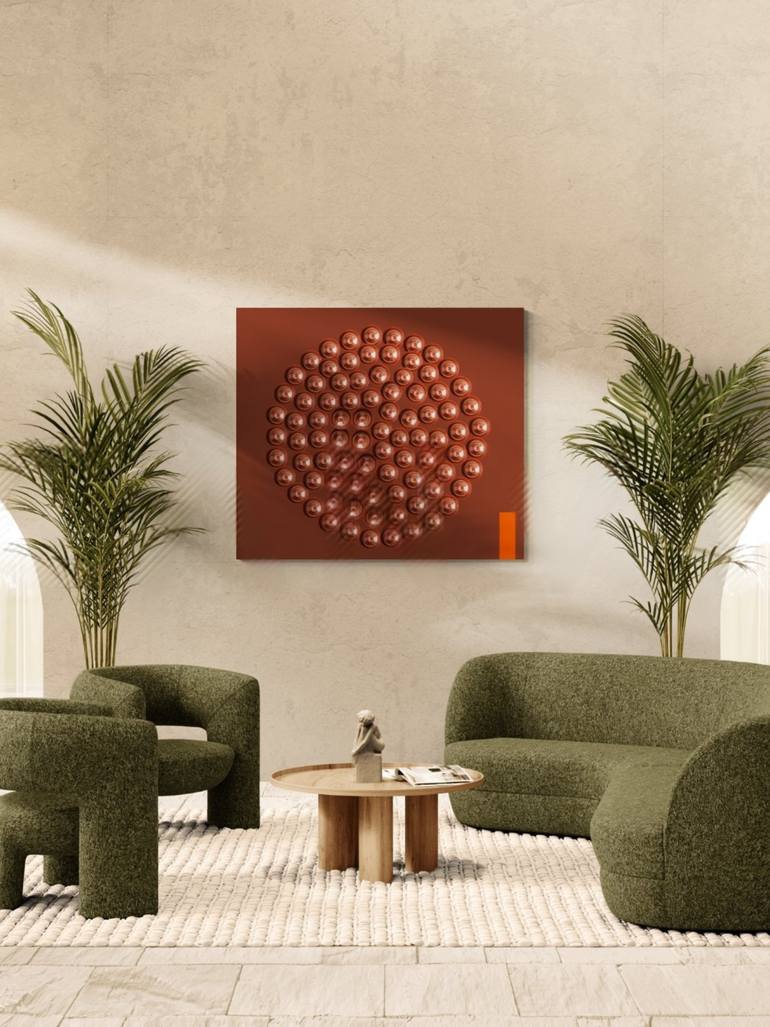 Original Abstract Expressionism Abstract Sculpture by Masawa Art