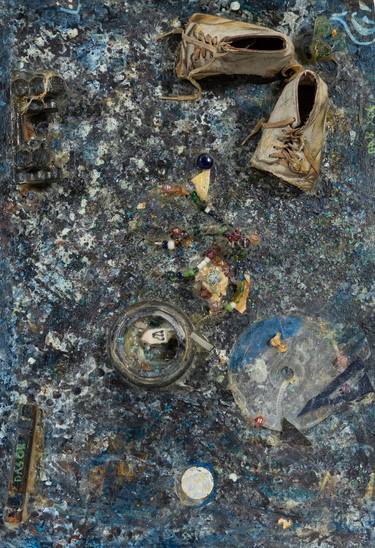Original Symbolism Love Mixed Media by Daniel Schwartz