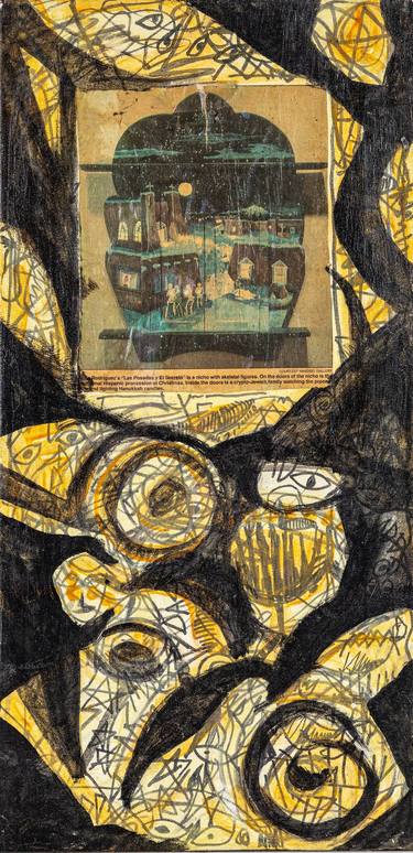 Original Abstract Expressionism Religion Mixed Media by Daniel Schwartz