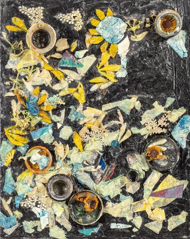 Original Abstract Expressionism Abstract Mixed Media by Daniel Schwartz