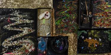 Original Conceptual Abstract Mixed Media by Daniel Schwartz