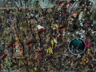 Original Abstract Expressionism Abstract Mixed Media by Daniel Schwartz