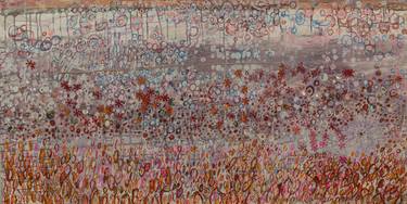 Original Abstract Expressionism Landscape Mixed Media by Daniel Schwartz