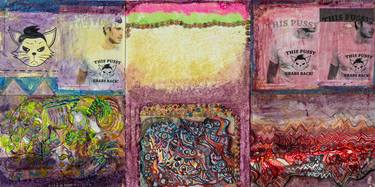 Original Abstract Expressionism Politics Mixed Media by Daniel Schwartz