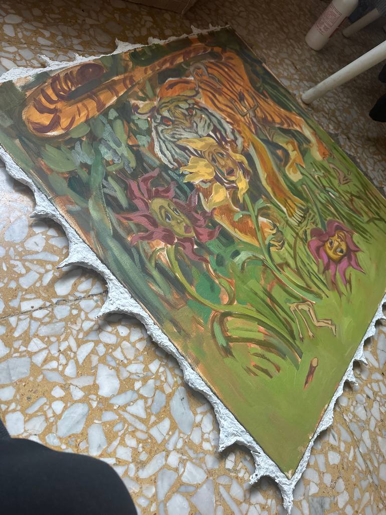 Original Contemporary Animal Painting by Polina Radionova