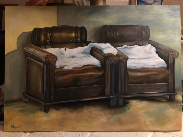 Original Realism Still Life Painting by Lost Word