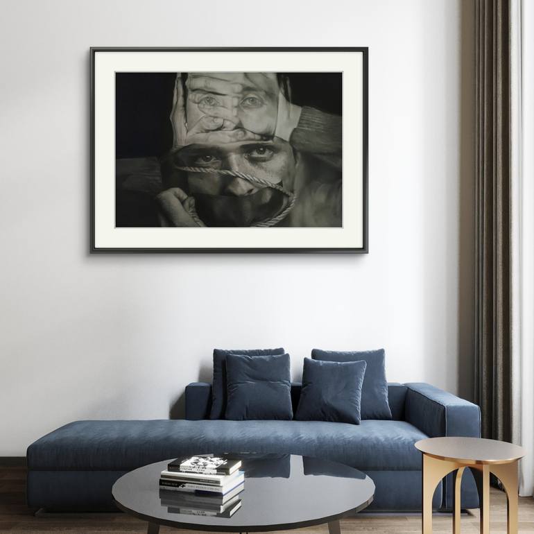 Original Photorealism People Drawing by Audi Enzoresa