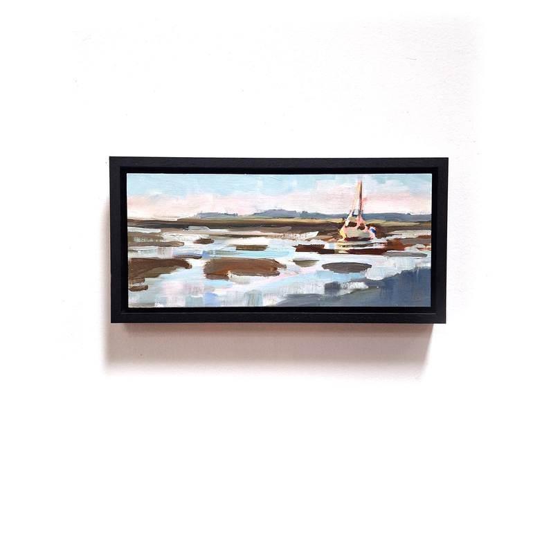 Original Realism Boat Paintings by Rixt Wagter-Siebinga