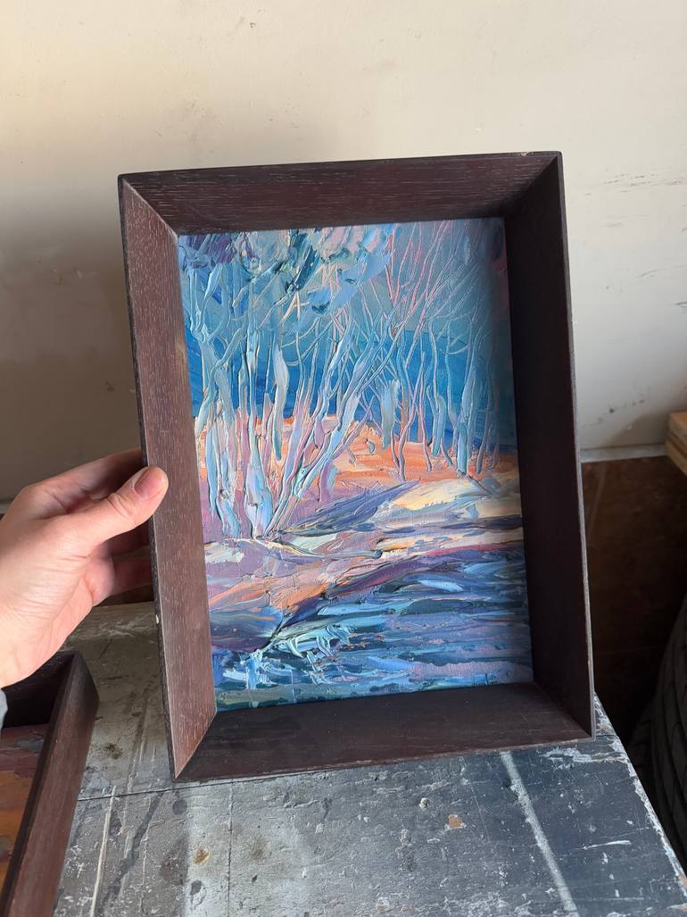 Original Abstract Expressionism Landscape Painting by Julia Vlasenko