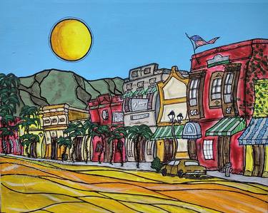 Original Expressionism Architecture Paintings by Gustavo Forselledo