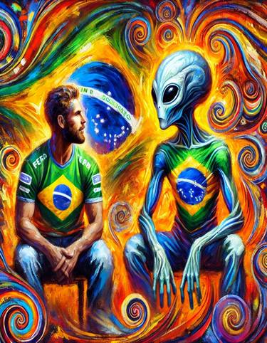 Original Artificial Intelligence Geometric Digital by Manel De Oliveira