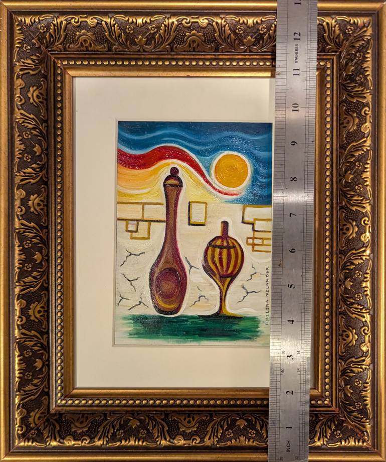Original Contemporary Rural Life Painting by Thilina Milander