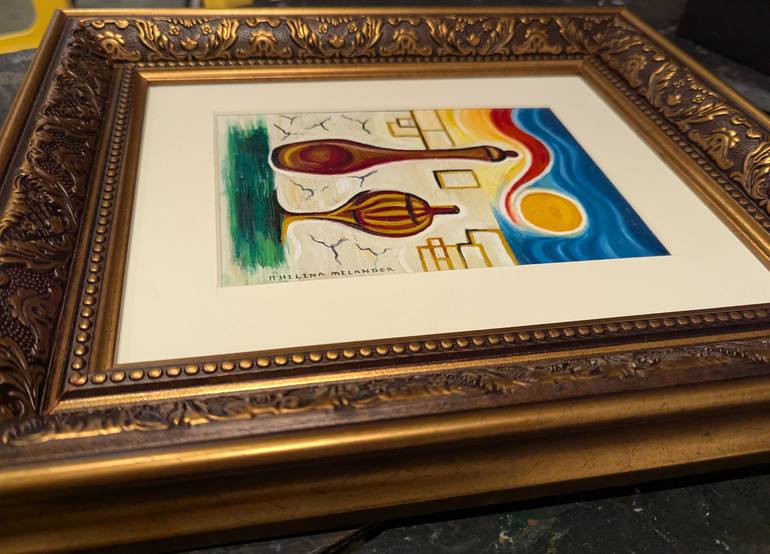 Original Contemporary Rural Life Painting by Thilina Milander