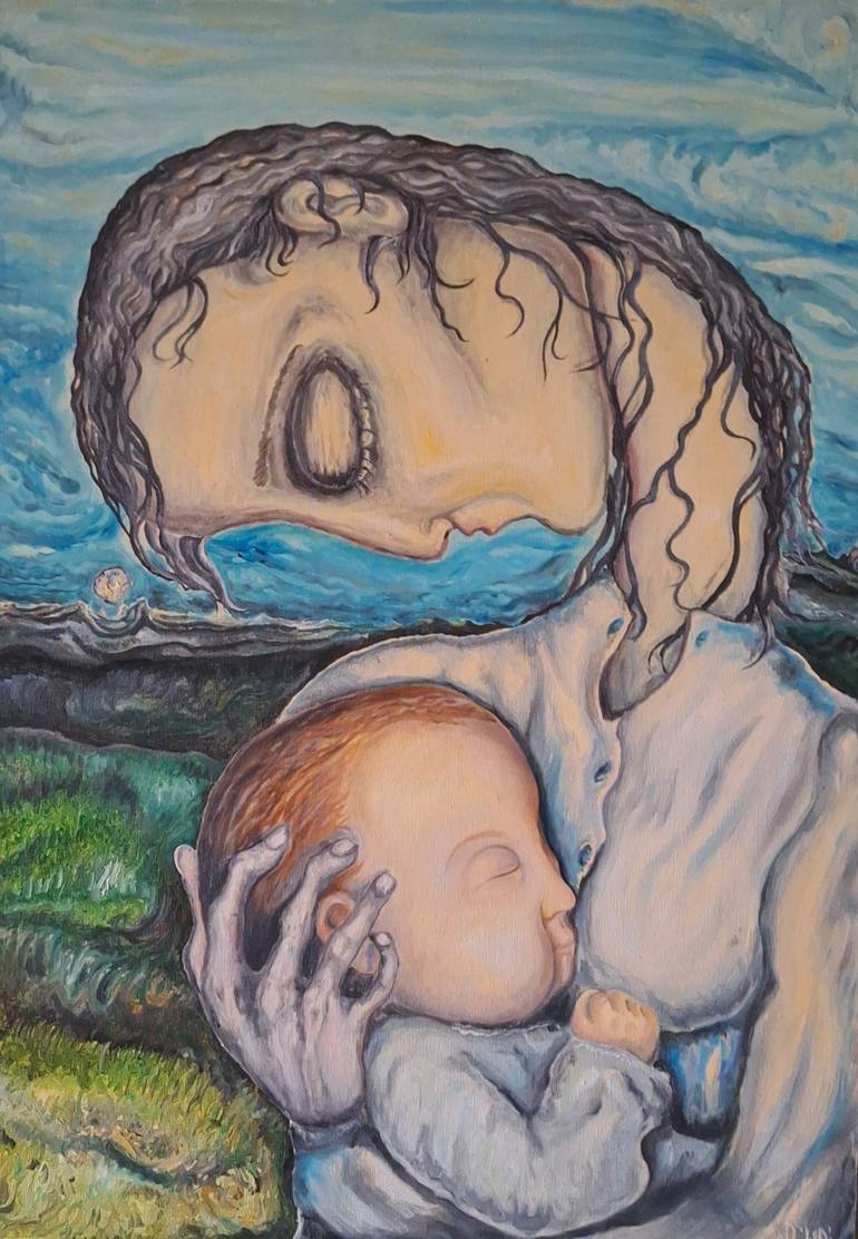 Print of Expressionism Family Paintings by Stefano Ridolfi