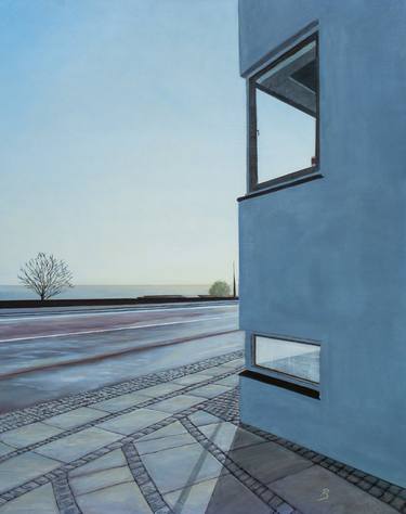 Original Classicism Architecture Paintings by Benjamin B