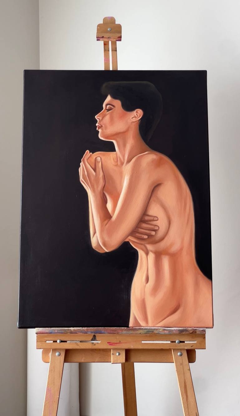 Original Realism Women Painting by Tetiana Tomniuk