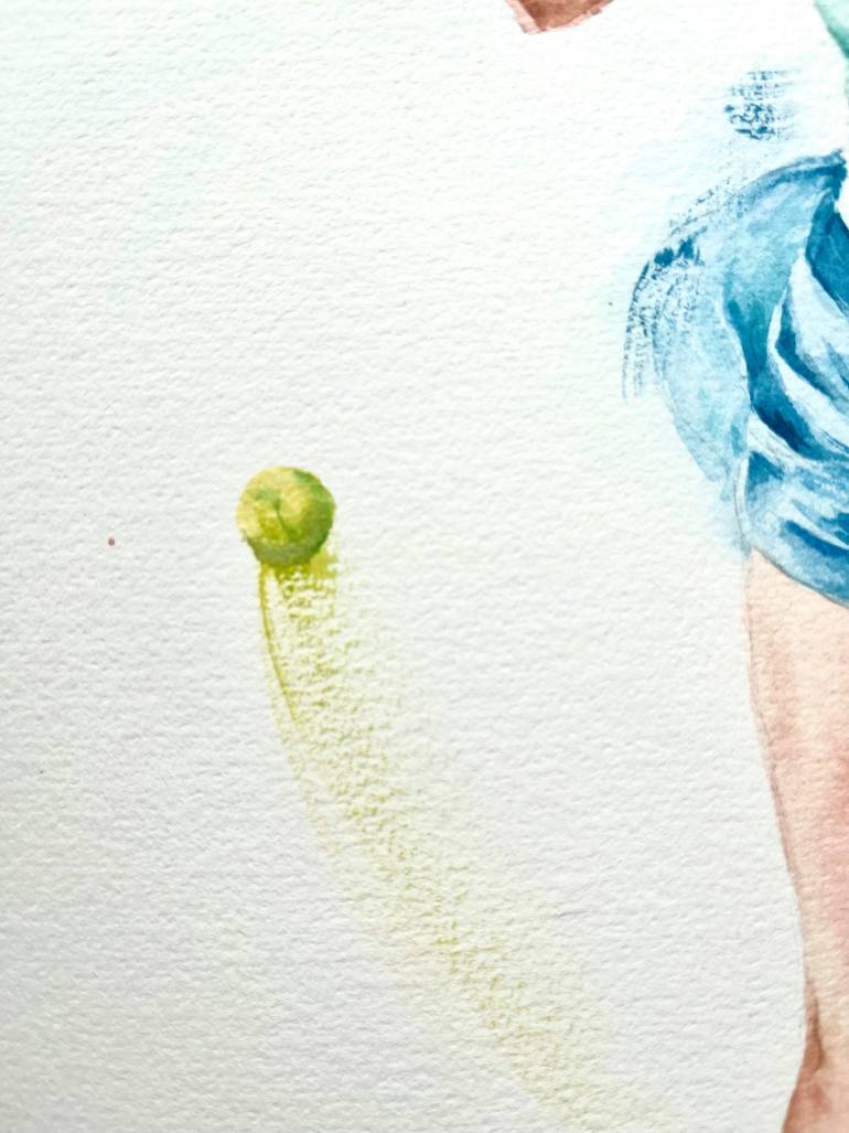Original Illustration Sports Painting by Elena Novokhatko
