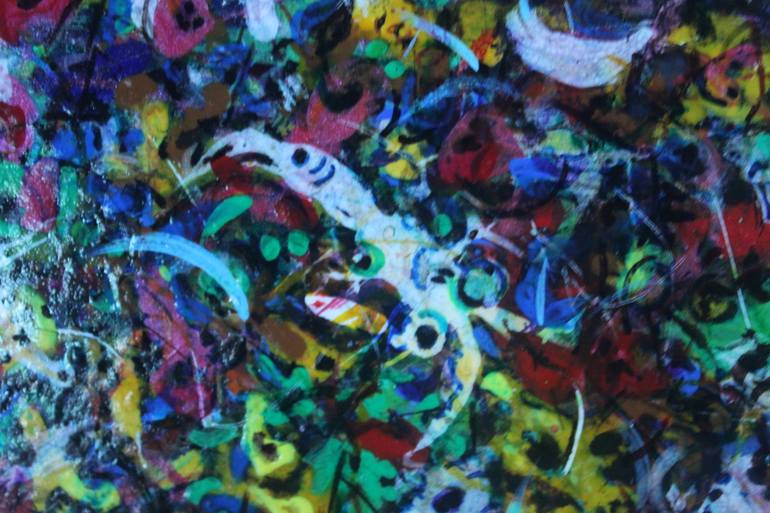 Original Abstract Expressionism Abstract Painting by Jasimax Corral Moreno