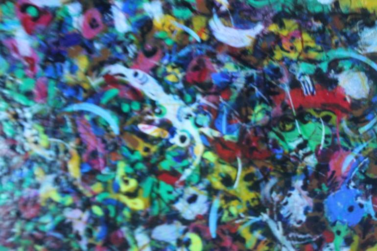 Original Abstract Expressionism Abstract Painting by Jasimax Corral Moreno