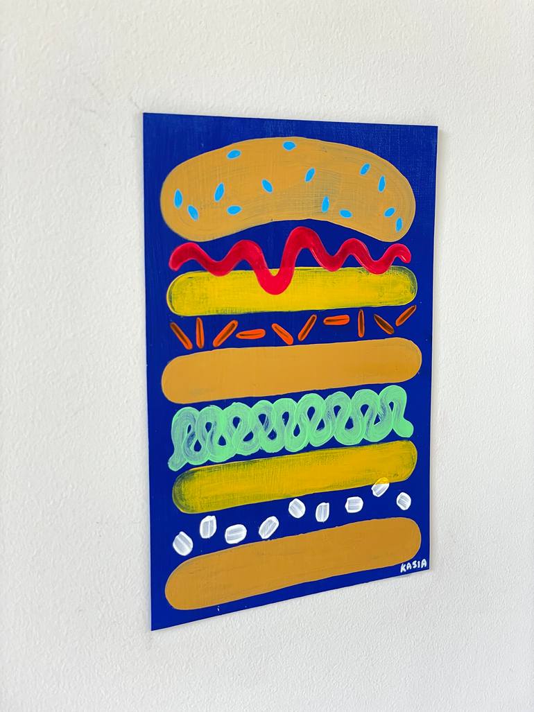 Original Abstract Food & Drink Painting by Kasia Sykus
