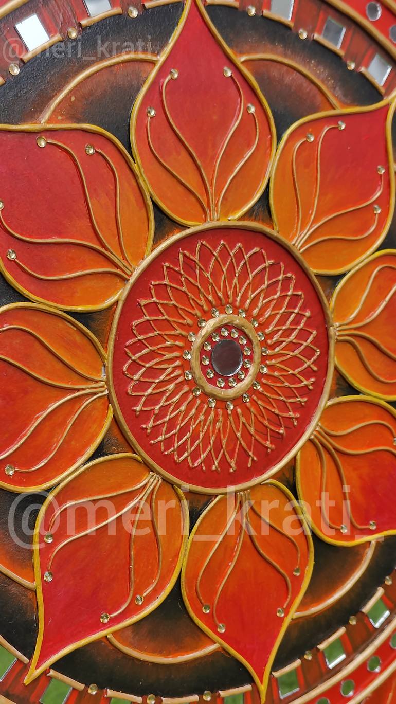 Original Abstract Painting by Meri Krati