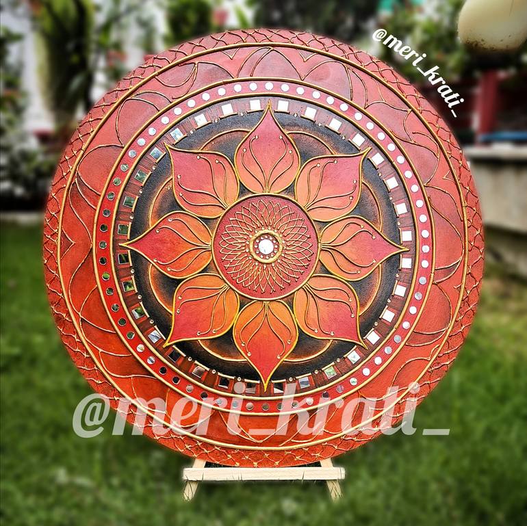 Original Abstract Painting by Meri Krati