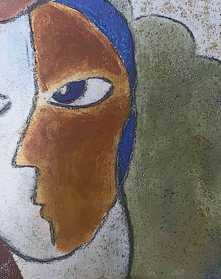 Original Abstract People Painting by Olga Gayol