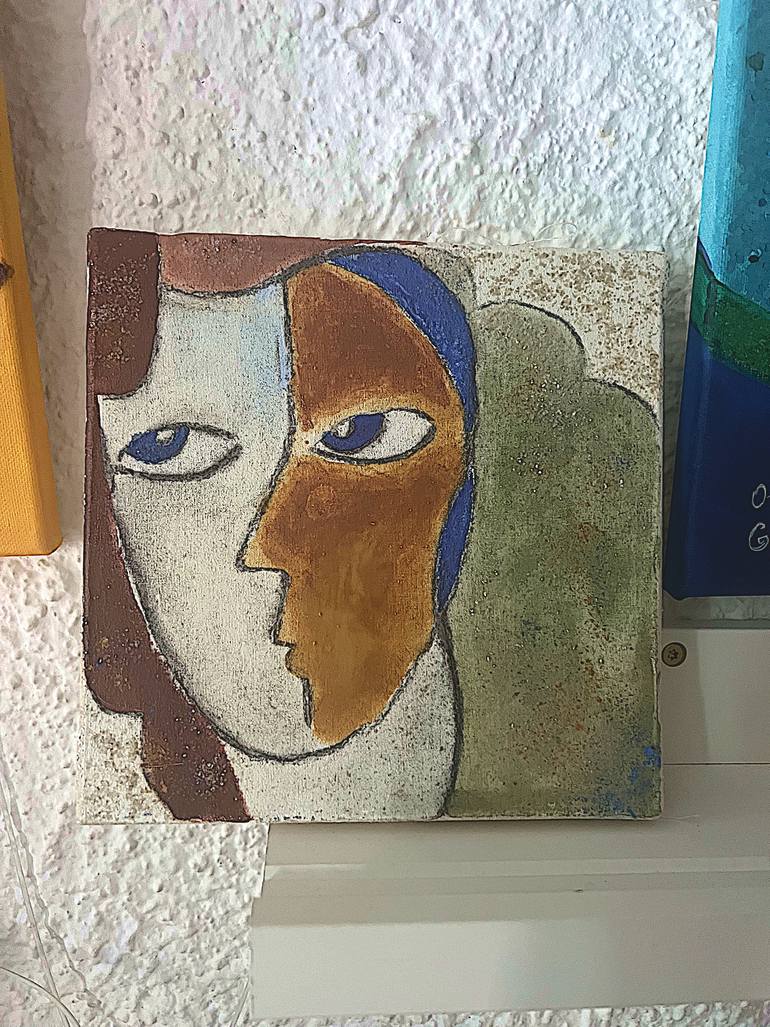 Original Abstract People Painting by Olga Gayol