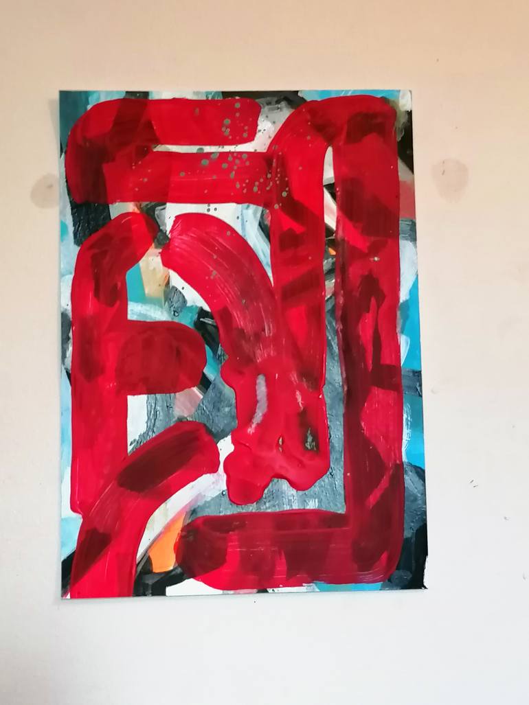 Original Abstract Expressionism Abstract Painting by Luke Austin-Heywood