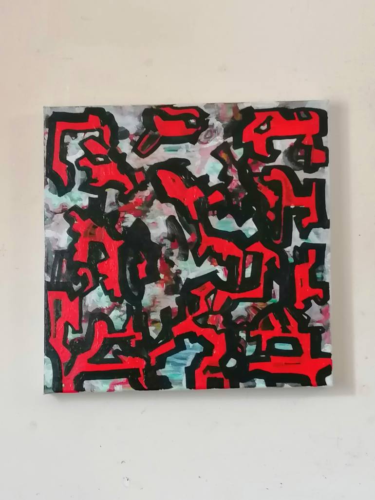 Original Abstract Expressionism Abstract Painting by Luke Austin-Heywood