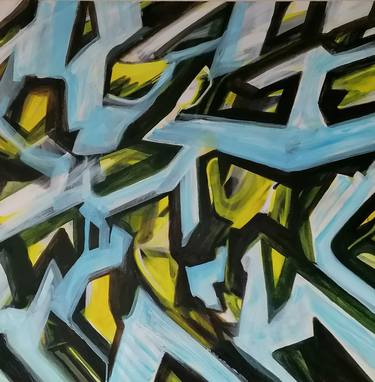 Original Abstract Expressionism Abstract Painting by Luke Austin-Heywood