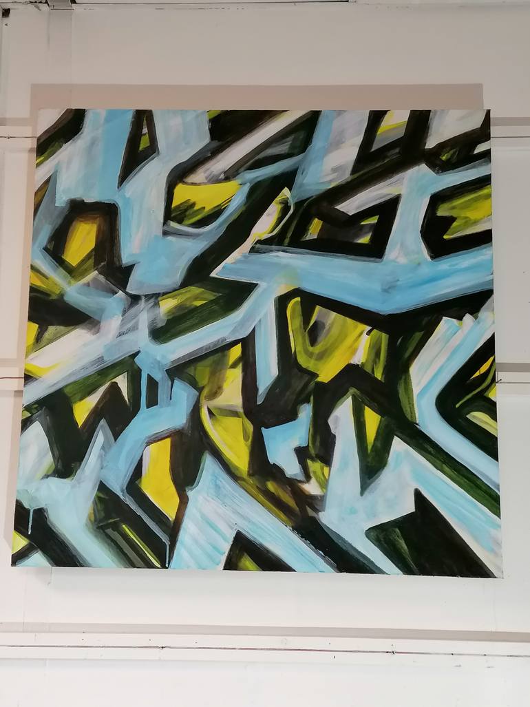 Original Abstract Expressionism Abstract Painting by Luke Austin-Heywood