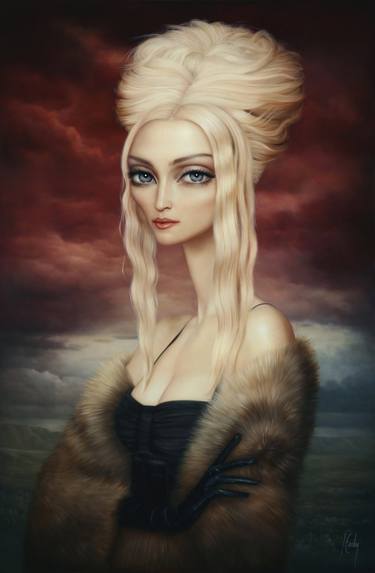 Original Surrealism Pop Culture/Celebrity Painting by Lori Earley