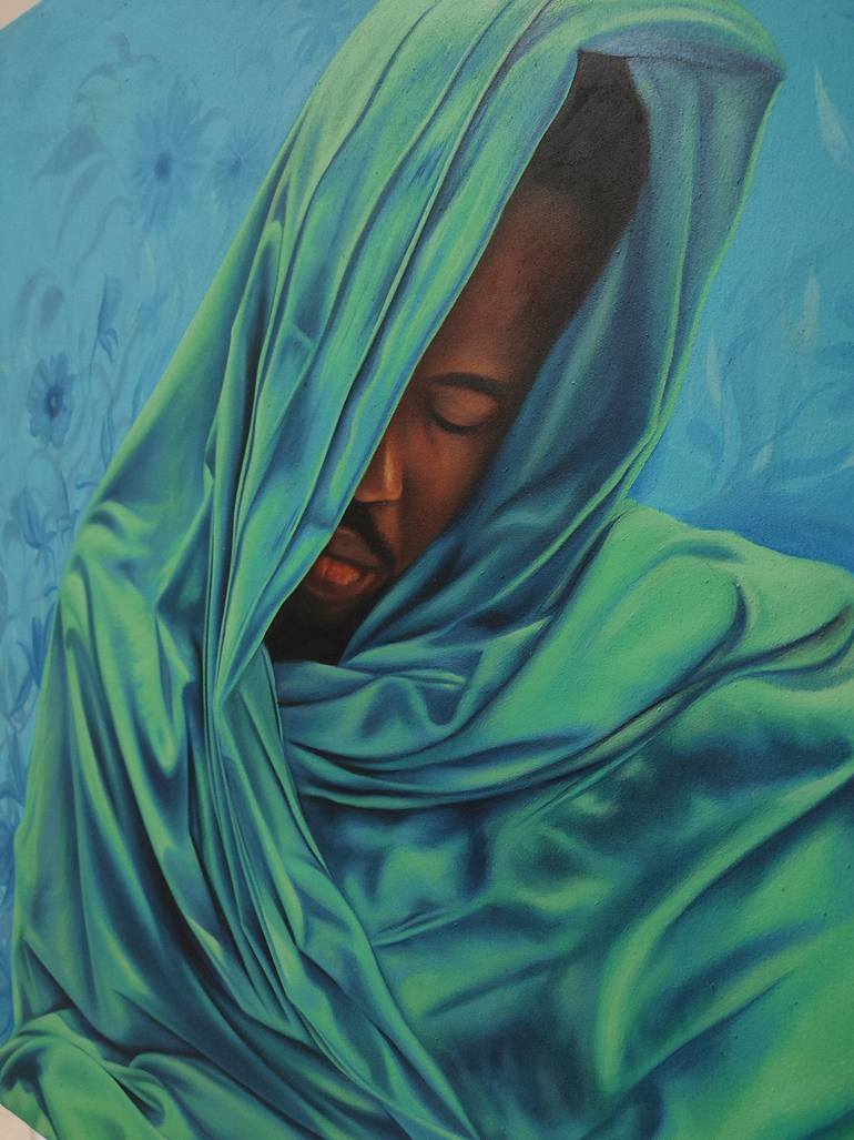 Original Conceptual Men Painting by Franklin Igwenagu
