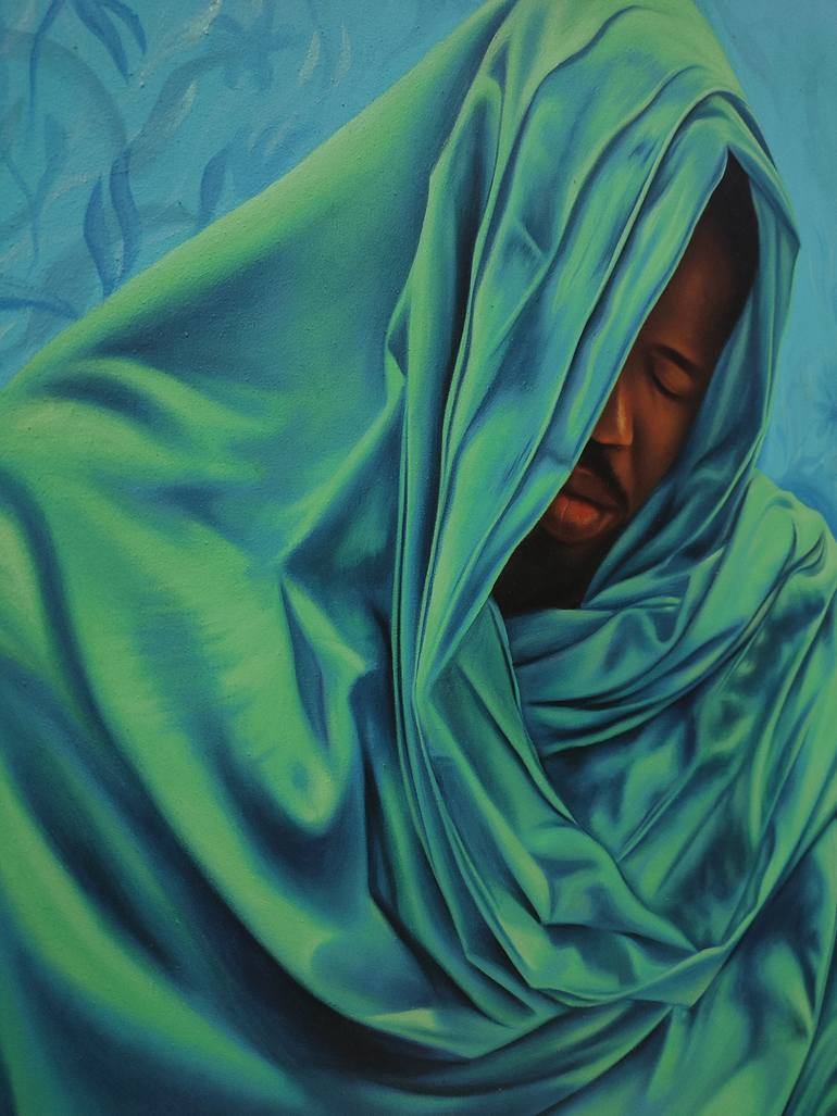 Original Conceptual Men Painting by Franklin Igwenagu