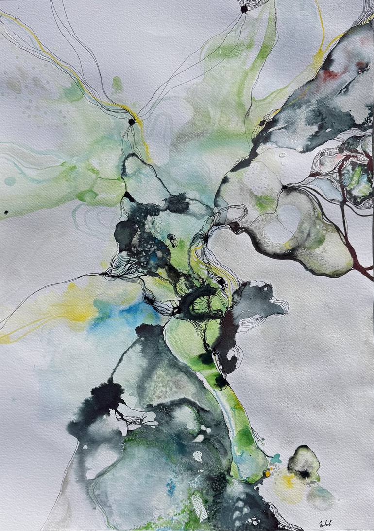 Original Abstract Expressionism Abstract Paintings by Natali Tzarkova