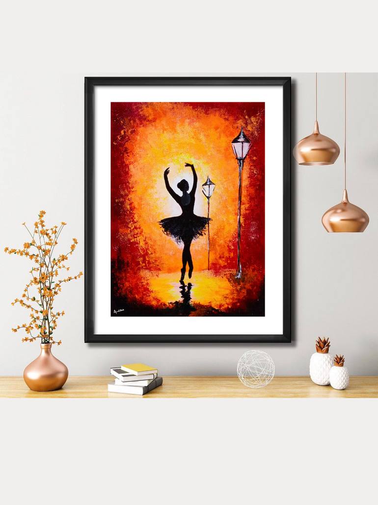 Original Abstract Expressionism Abstract Painting by Alishah Art