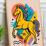 Radiant Stallion Vibrant Pop Art Horse
