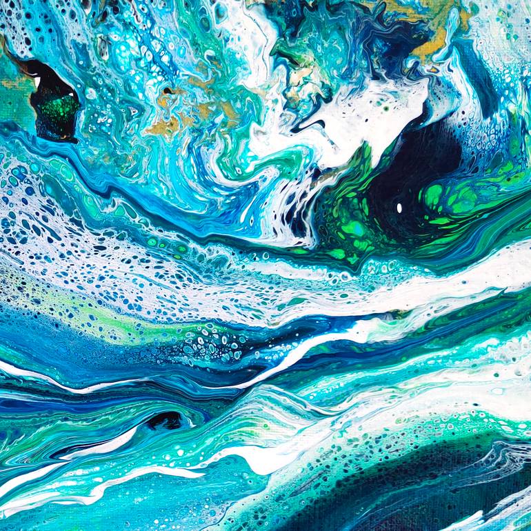 Original Abstract Expressionism Abstract Painting by Ekaterina Pushkareva
