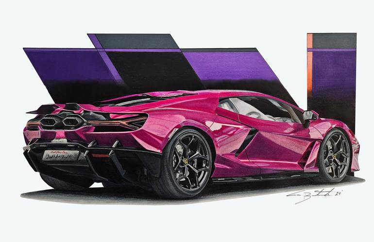 Grape Fear / Lamborghini Revuelto - Print