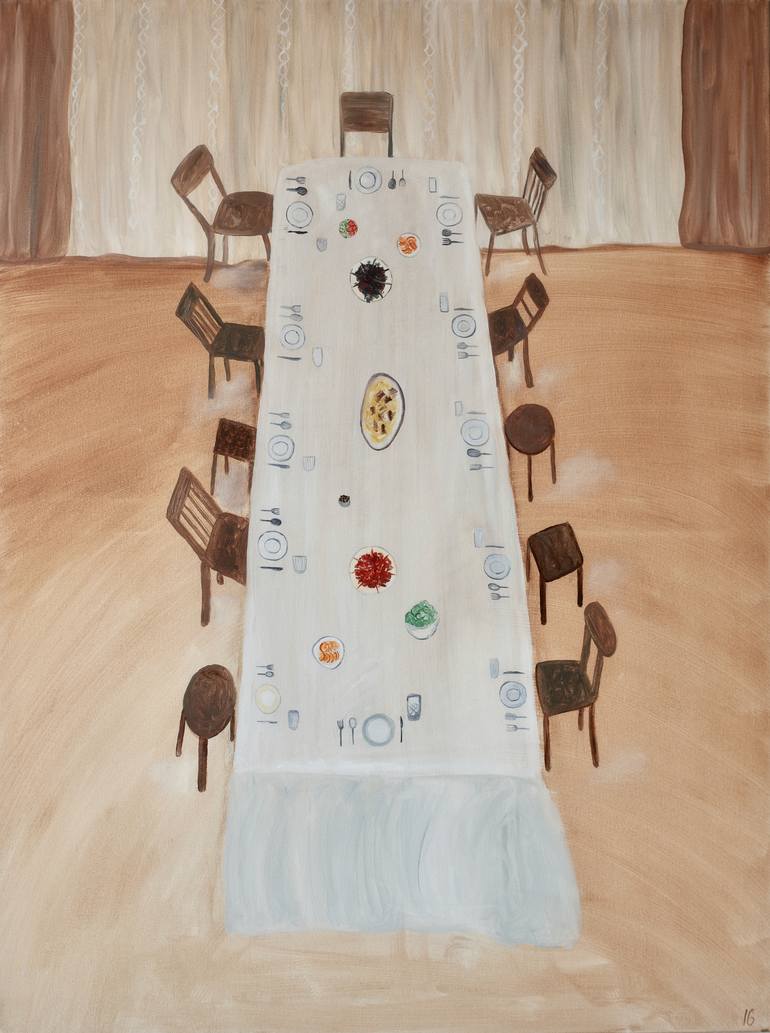 Original  Painting by iuliia galiamova