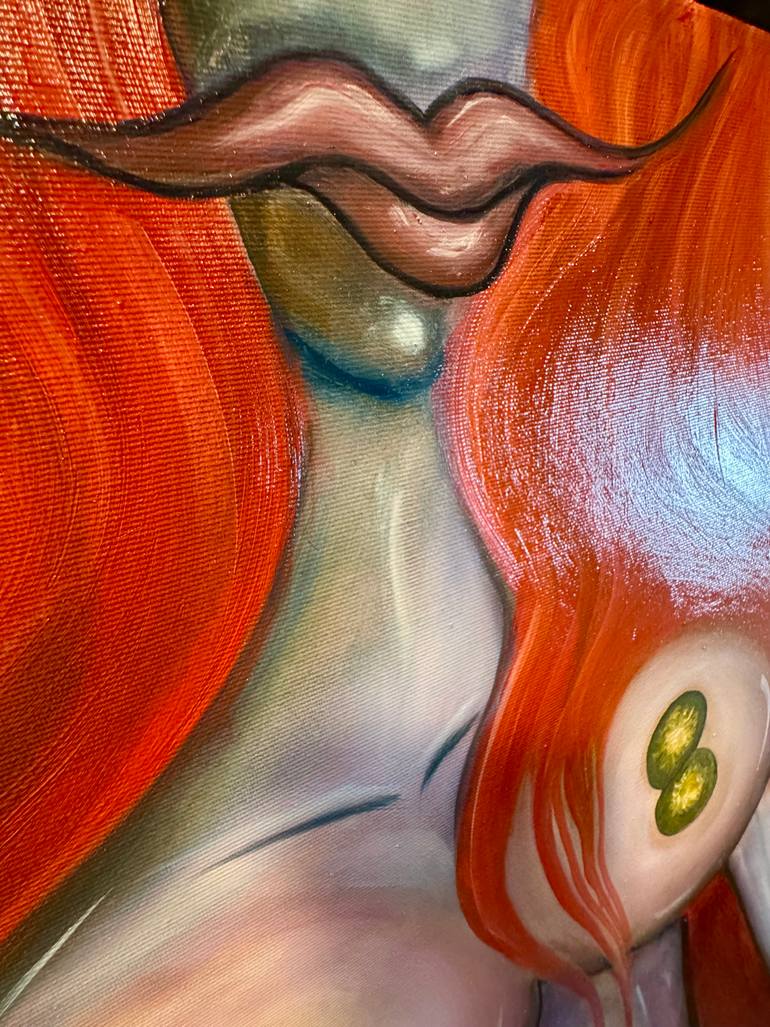 Original Abstract Expressionism Women Painting by Claudia Frol